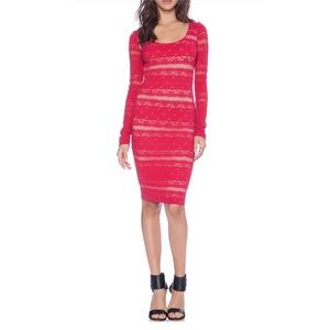 BCBG Long Sleeve Bodycon Dress